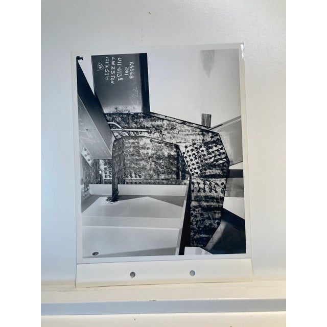 1970s 1972 Architectural Black and White Original Archival Glossy Photograph For Sale - Image 5 of 5