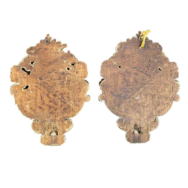 Golden Friezes in Lime Wood, Set of 2 For Sale - Image 6 of 7