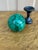 Late 20th Century Malachite Egg on Wooden Stand For Sale - Image 5 of 5