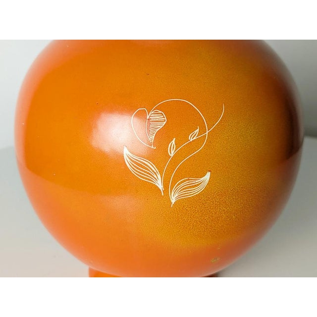 Red Mid-Century Modern Vase by Ambrogio Pozzi for Ceramiche Pozzi, 1950s For Sale - Image 8 of 14