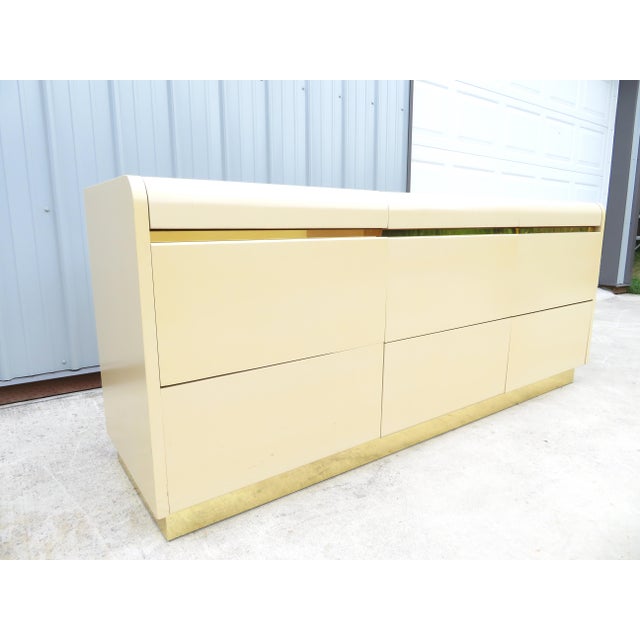 1980's Lane 9 Drawer Lacquer Dresser Chairish