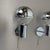 Set of Silver Cubic Wall Lights by Motoko Ishii for Staff Lights, 1970s, Set of 5 For Sale - Image 3 of 18