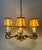 Hollywood Regency Hollywood Regency Brass 6-Arm Chandelier by Leclaire & Schäfer, 1970s For Sale - Image 3 of 16