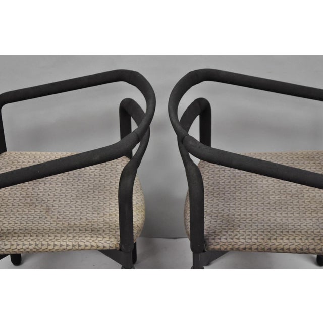 Late 20th Century Postmodern "Rubber Chairs" by Brian Kane for Metropolitan Furniture (B) - A Pair For Sale - Image 17 of 18