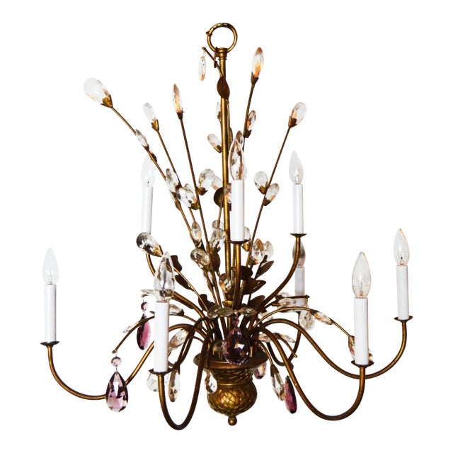 Vintage Italian Chandelier For Sale