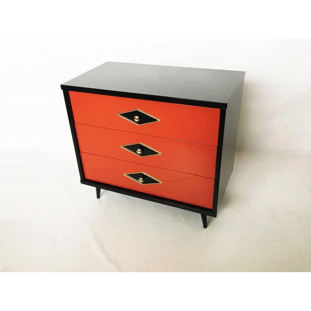1970s Neoclassical Lacquered Chests or Commodes - A Pair For Sale - Image 5 of 10