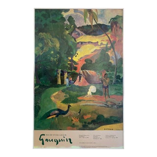 Paul Gauguin Framed Gallery Exhibition Poster For Sale