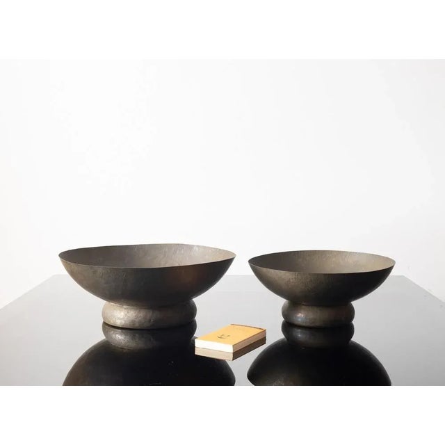 Large Bracieri in Hammered Copper, 1960s, Set of 2, in Very Good conditions. Designed 1960 to 1969