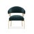 2020s Modern Chair in Blue Velvet For Sale - Image 5 of 6