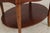 1980s Baker Oval Mahogany 2 Tier Occasional Table For Sale - Image 5 of 14
