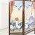 Italian Fabric and Wood Hand Painted Screen, 1890s For Sale - Image 4 of 18