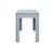 Matthew Izzo Home Theo Light Blue Matte Lacquer Desk With Brass Beetle Knobs For Sale In New York - Image 6 of 11