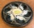 Dark Green Vintage French Oyster Plate by Saint Clement For Sale - Image 8 of 11