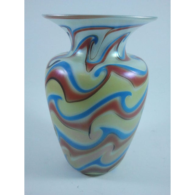 Modern Art Glass Vase Chairish