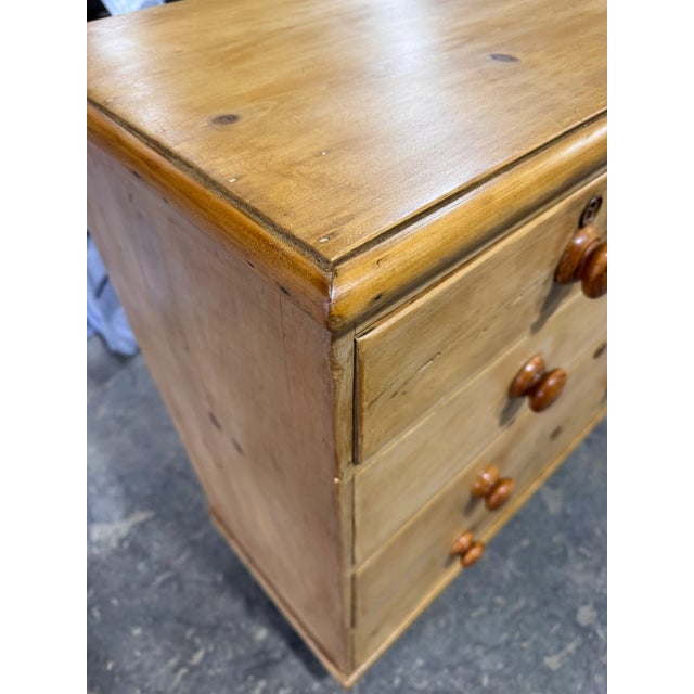 19th Century English Pine Chest of Drawers For Sale - Image 13 of 13