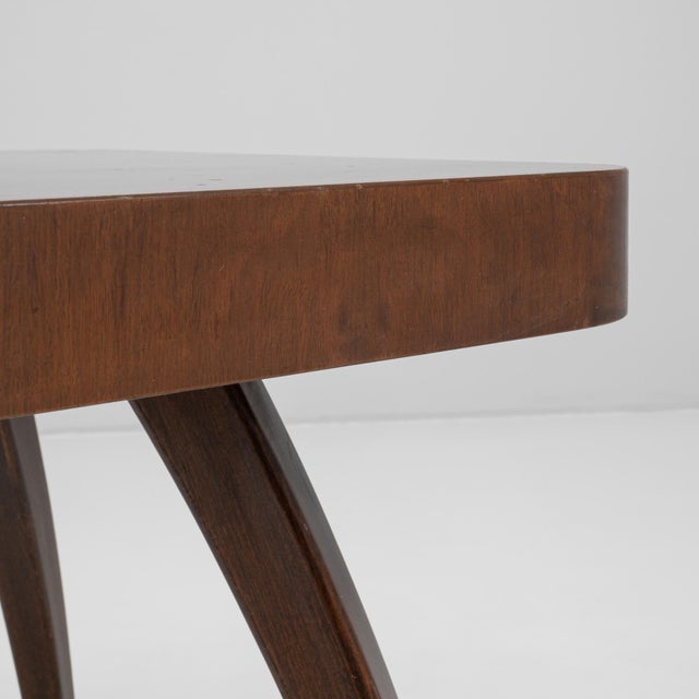 1960s Czech Walnut Spider Table By J. Halabala For Sale - Image 12 of 18