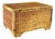 Vintage Tortoiseshell Bamboo & Woven Rattan Lidded Storage Box For Sale