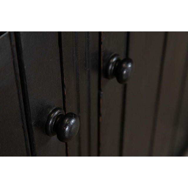 Large English Ebonised Glazed Pine Dresser, 1880 For Sale - Image 14 of 18