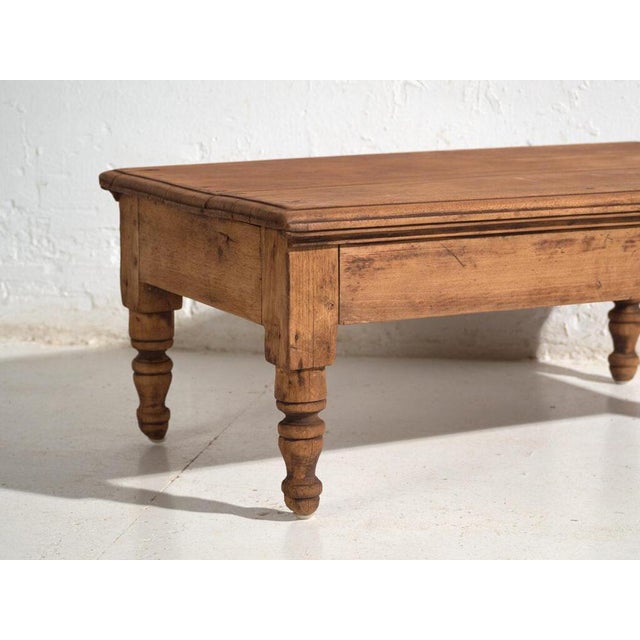 Vintage Pine Low Table, 1930 For Sale - Image 3 of 10