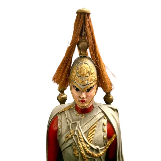 Late 20th Century Fireplace Tool Set Metal Butler Royal Guard Figure Old Vintage Classic Decor For Sale - Image 9 of 10