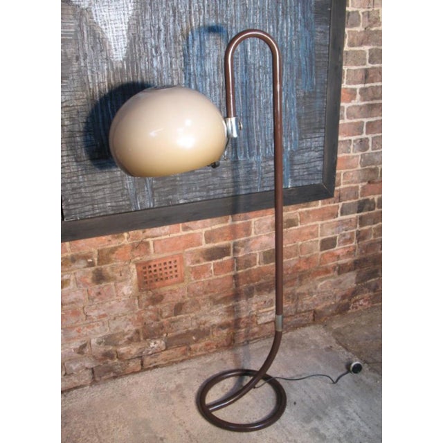 1970s Vintage Freestanding Mushroom One-Light Floor Lamp from Dijkstra Lampen, 1970s For Sale - Image 5 of 5