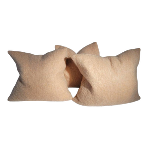 Collection of Vintage Lambs Wool Pillows -3