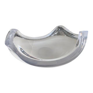 Vintage Large Scale Lucite Centerpiece Bowl For Sale