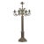 Charcoal French 19th Century Large Tole Candelabra For Sale - Image 8 of 8