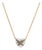 Tiffany & Co. Cross My Heart 18k Yellow Gold Silver Two-Tone Pendant Necklace For Sale