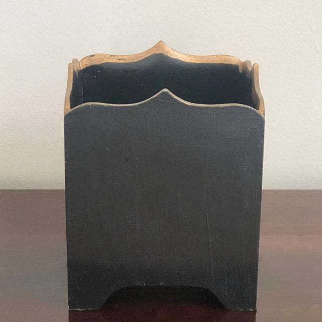 Wood Vintage Carolyn Sheffield Wood Planter, England For Sale - Image 7 of 12