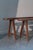 Set of two French farmhouse benches in cherrywood. Cherrywood is prized for its fine grain and warm, reddish-brown glow....