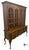 Brown Vintage Harden Traditional Chippendale Style Mahogany China / Display Cabinet For Sale - Image 8 of 12