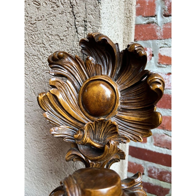 Antique French Wall Hanging Plaque Breton Brittany Carved Walnut C1890 For Sale In Dallas - Image 6 of 18