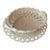 Mid 18th Century Georgian Cream Ware Reticulated Basket With Underdish For Sale