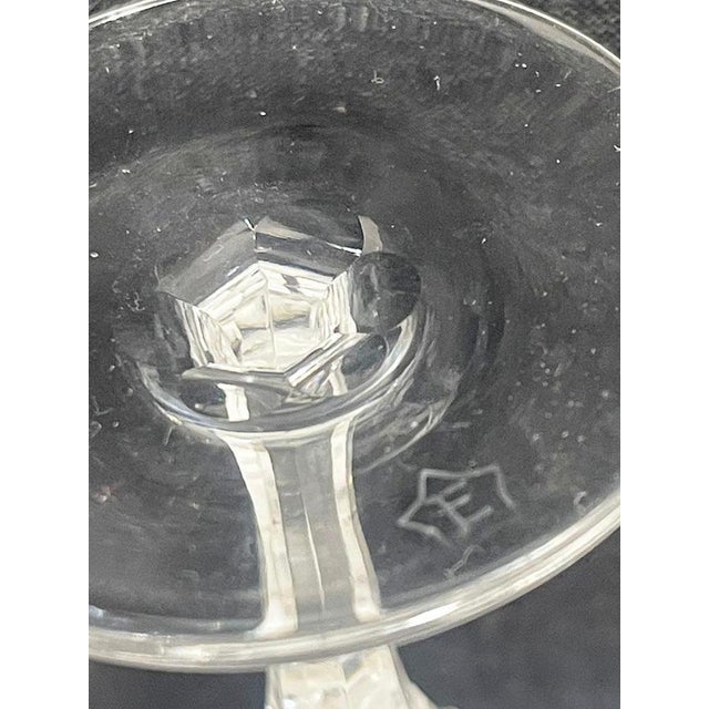 Crystal Glasses by Jan Eisenloeffel for N.V. Kristalunie Maastricht, 1920s, Set of 14 For Sale - Image 4 of 6