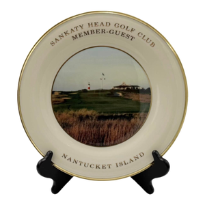 Vintage Sankaty Head Golf Club Nantucket Island Member Guest Plate