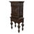 Coffee Antique 17th Century Dutch Carved Ebonized Oak Credence Cabinet on Stand 1680 For Sale - Image 8 of 16