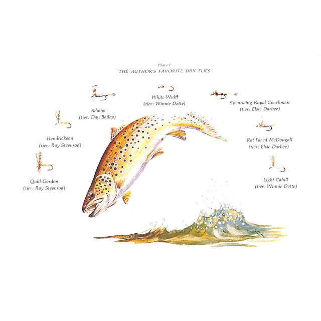 Traditional "The Compleat Brown Trout" 1974 Heacox, Cecil For Sale - Image 3 of 6