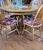 Vintage Thomasville Solid Oak Pedestal Dining Set - Complete 7-Pc Set W/ Leaves & Chairs For Sale - Image 13 of 13