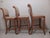 Wood Three 1970s Wooden Counter-Height Stools With Striped Upholstered Seats and Backrests For Sale - Image 7 of 8