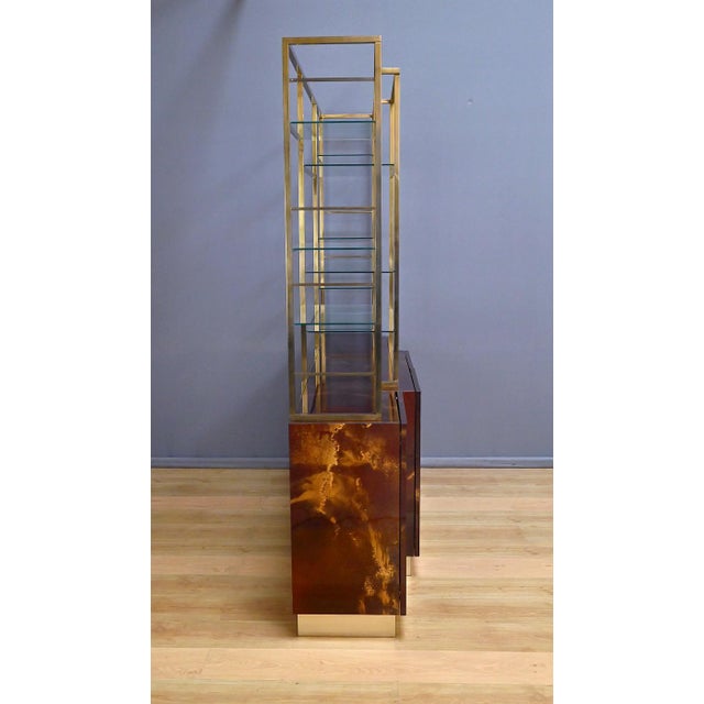 Lacquered Bookcase attributed to Guy Lefèvre for Maison Jansen, 1970s For Sale - Image 17 of 18