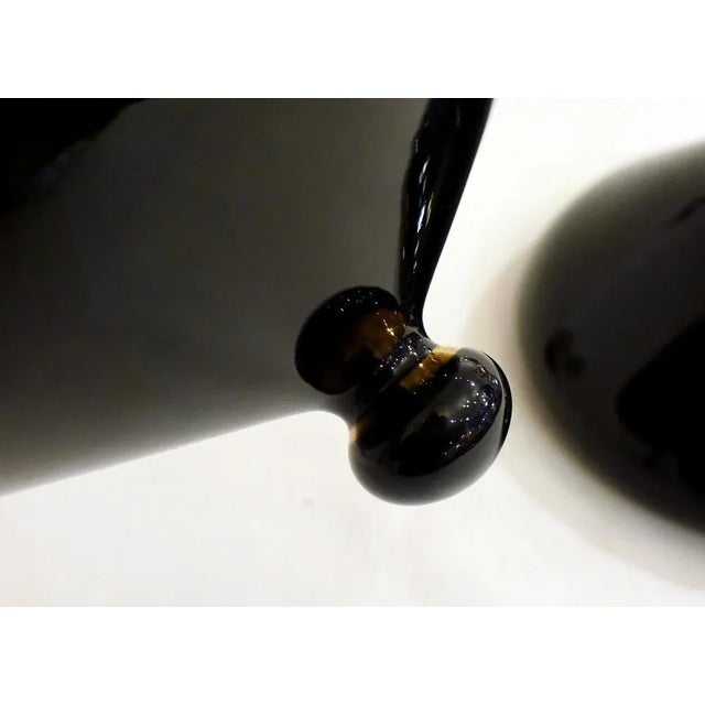 Great Boom Cup Box in Black Glass, Belgium For Sale - Image 4 of 10