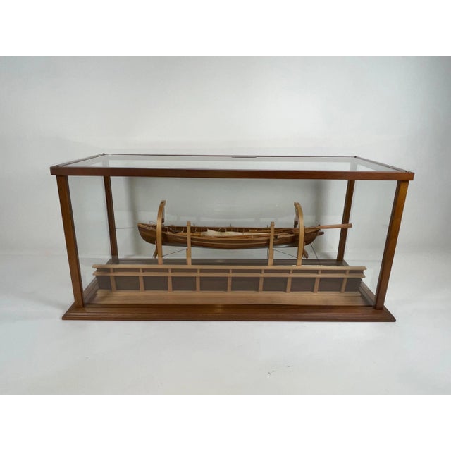 Traditional Nantucket Whaleboat Model on Davits For Sale - Image 3 of 11