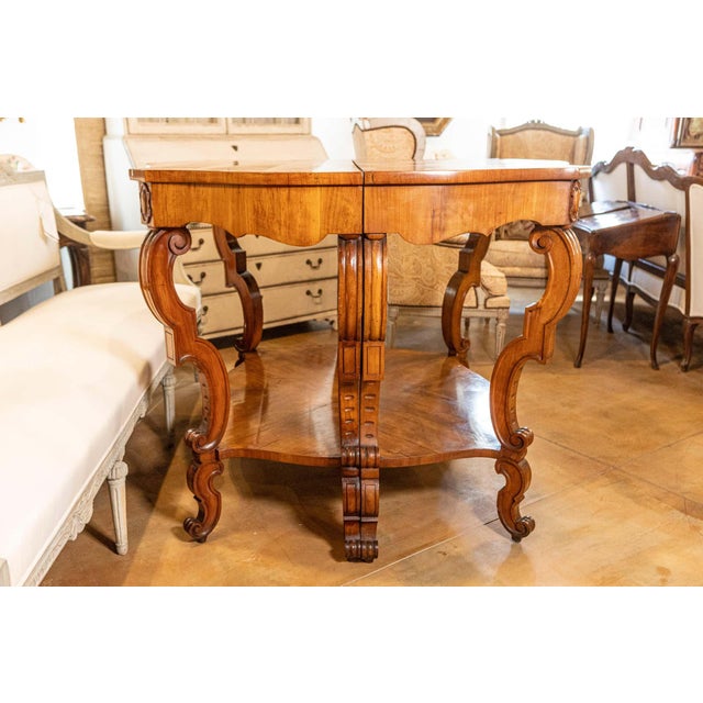 19th Century Pair of Italian Louis Philippe Consoles Circa 1860 For Sale - Image 16 of 16