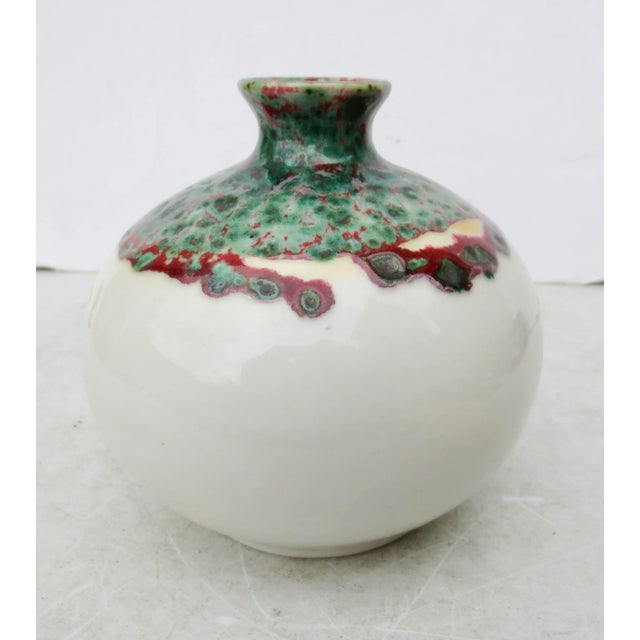 Studio Art Pottery Porcelain Vase For Sale In New York - Image 6 of 8