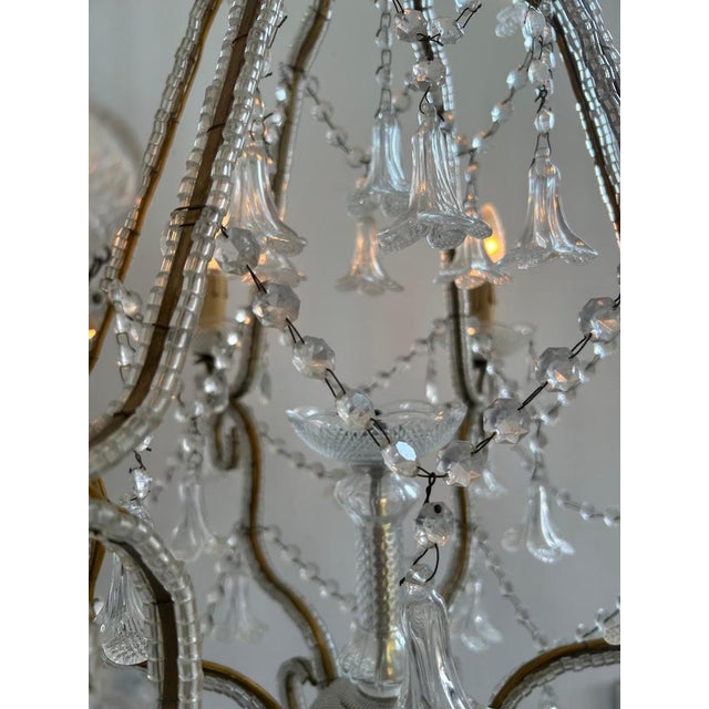 Murano Glass Chandeliers, 1950s, Set of 2 For Sale - Image 16 of 18