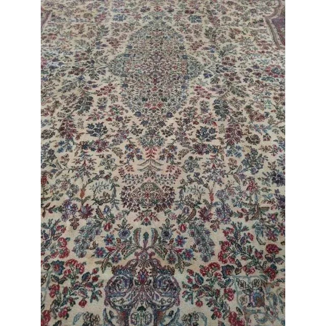1940's Persian Lavar Kerman Palace Rug, 12' X 21' For Sale - Image 10 of 11