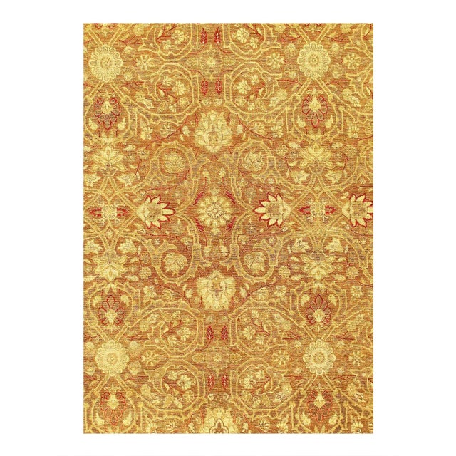 Fine Hand-Knotted, Tabriz design. Fine lamb's wool pile on cotton foundations Woven From Pakistan.#