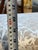 Mid-Century Modern Parsons Bench in Abstract Champagne Upholstery For Sale - Image 12 of 15