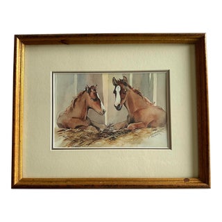 Limited Edition 1990 Lithograph “Gentle Friends” For Sale